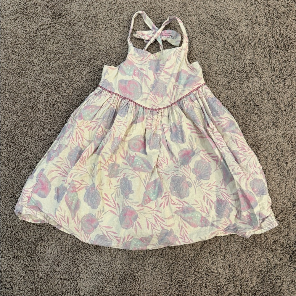 Max Studio Kids Dress with Pink and Purple Floral Design